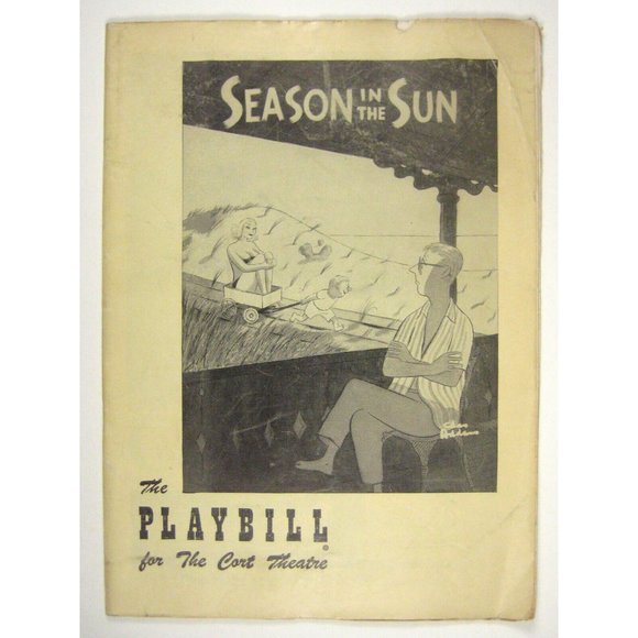 Season in the Sun Playbill October 1950 Richard Whorf Nancy Kelly - Picture 1 of 9